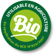 Utilisable en agriculture biologique